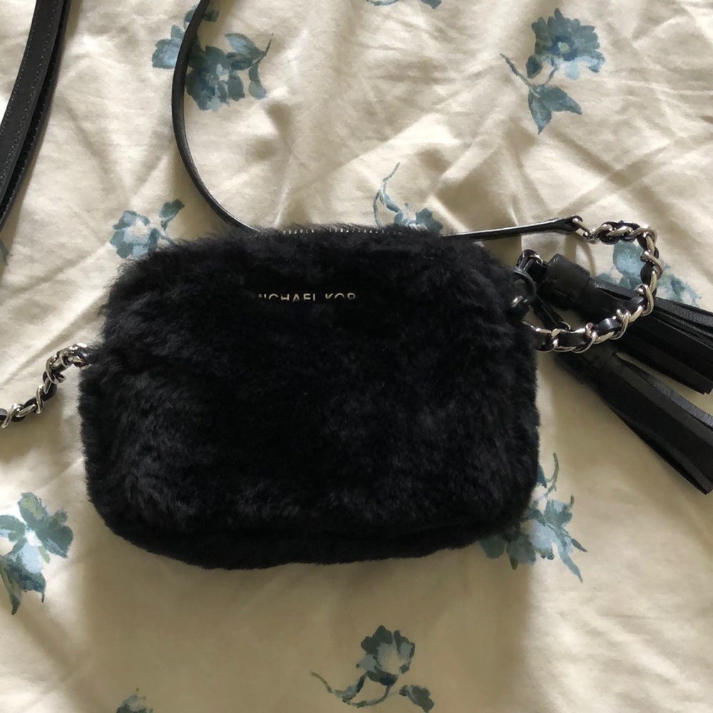 Small Michael Kors Furry Crossbody